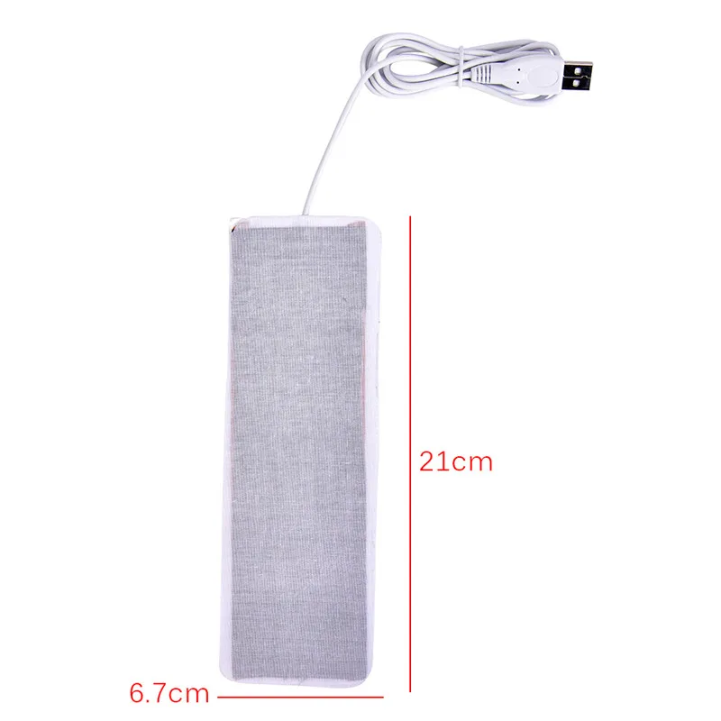 USB Charged Warm Paste Pads Waterproof Fiber Carbon Heating Pad Safe Portable Heating Warmer Pad for Vest Jacket Cloth Supplies