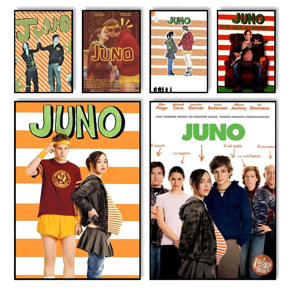 Juno Movie Poster HD Self Adhesive Waterproof Wall Art Ideal for Home Office Dorm Bedroom Great Gift