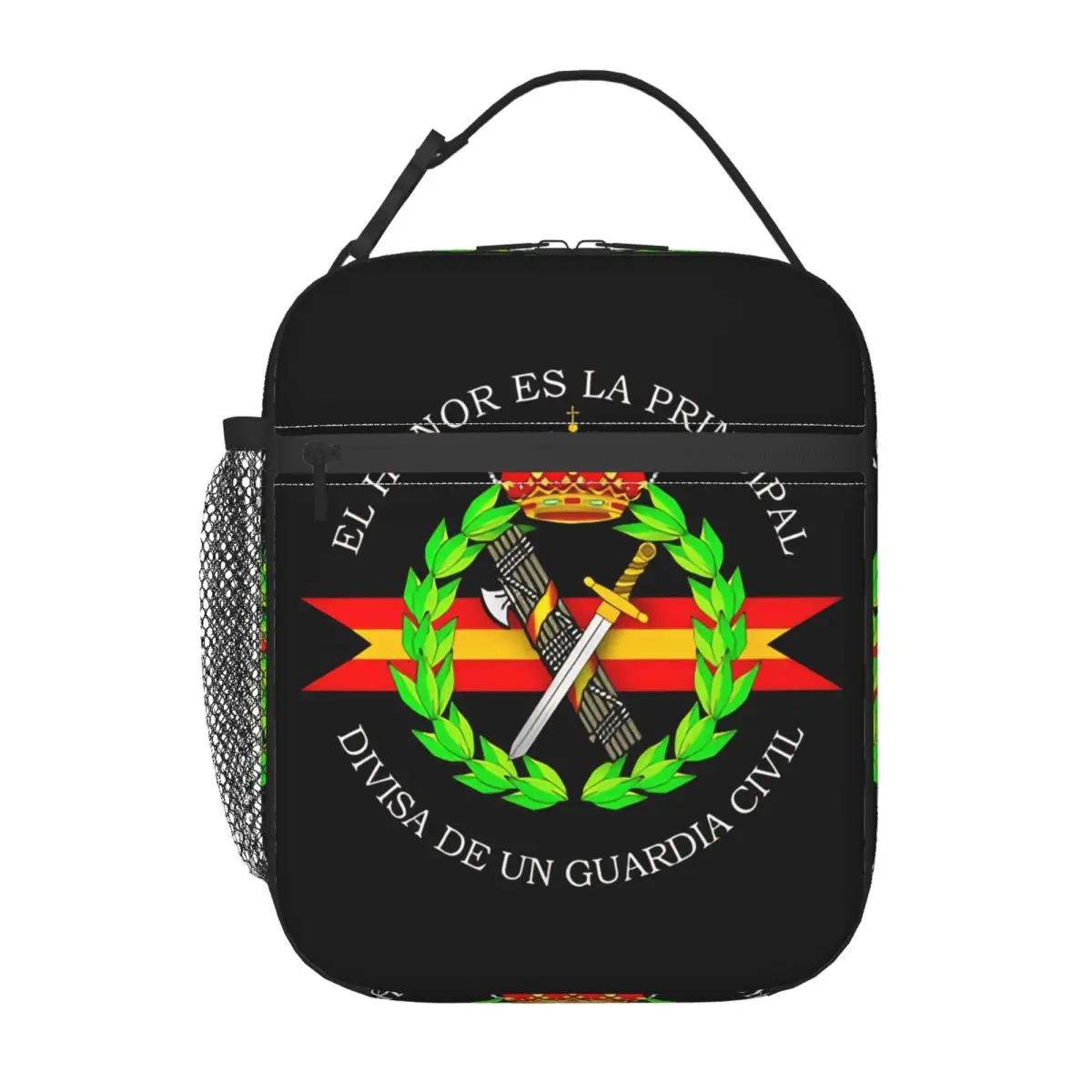Spanish Legion Thermal Insulated Lunch Bags Women Spain Coat of Arms Portable Lunch Tote for School Multifunction Food Box