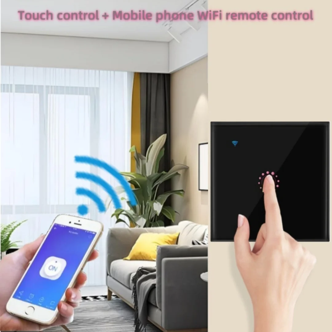 

WIFI interruptor inteligente smart life smart switch tuya app control work with amazon alex google home alexa bocina inteligente