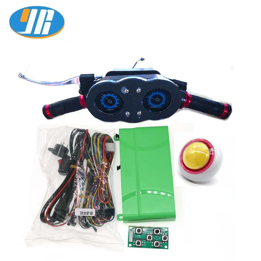 

Kids Simulator Motor Racing Game Main Board Kit Wire Setting Board Diy Assembly Coin Operated Arcade Motorcycle Handlebar cover