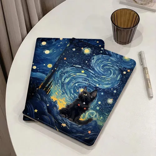 Imagen 2 del producto Funda para Xiaomi Redmi Pad 2 Funda 2025 PU Funda de cuero con tapa de libro de silicona suave TPU Fundas traseras para tableta para Redmi Pad 2 Funda de 11 pulgadas