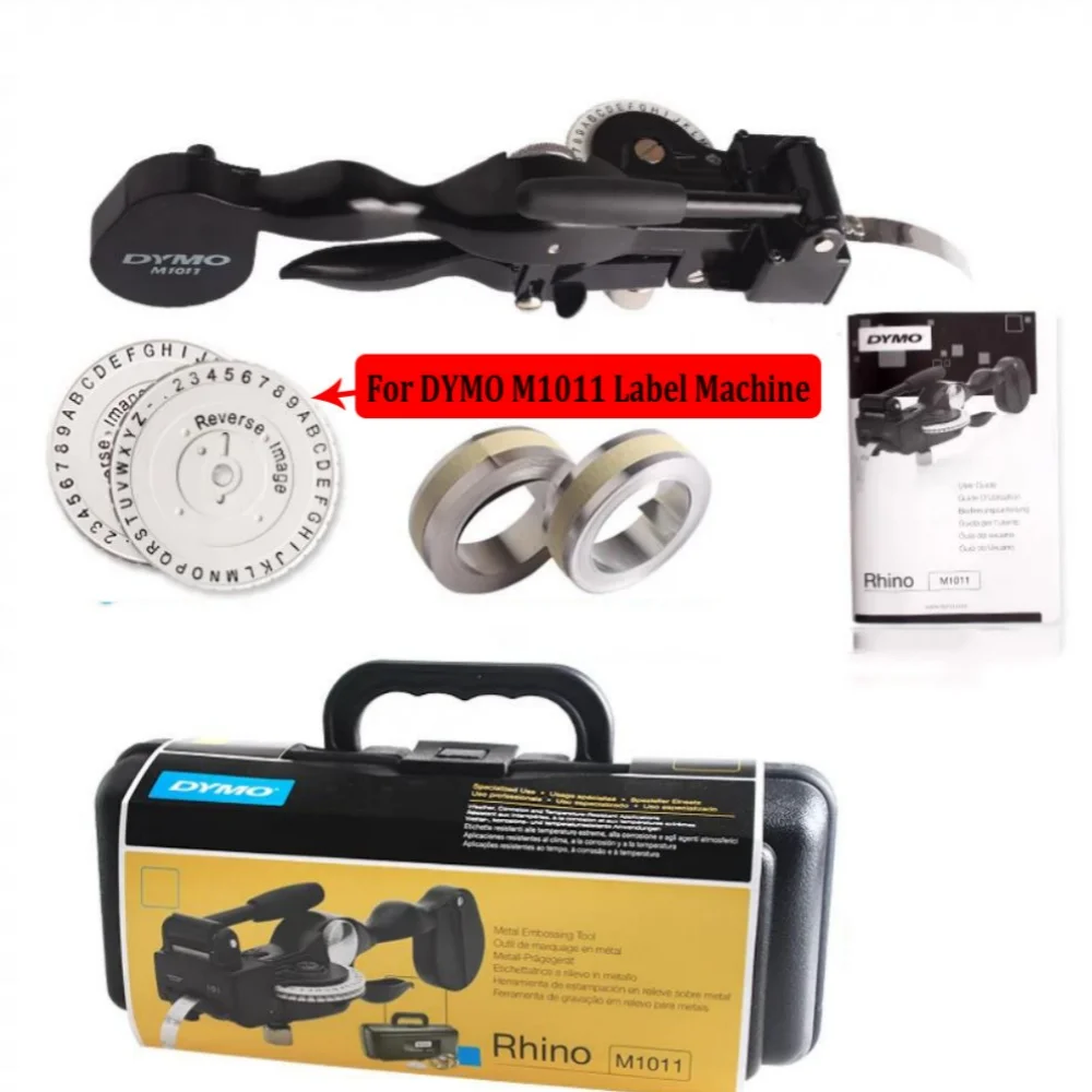 DYMO 1011 Label Printer Character plate (Horizontal Plate), Metal Embosser Original Embosing Wheel