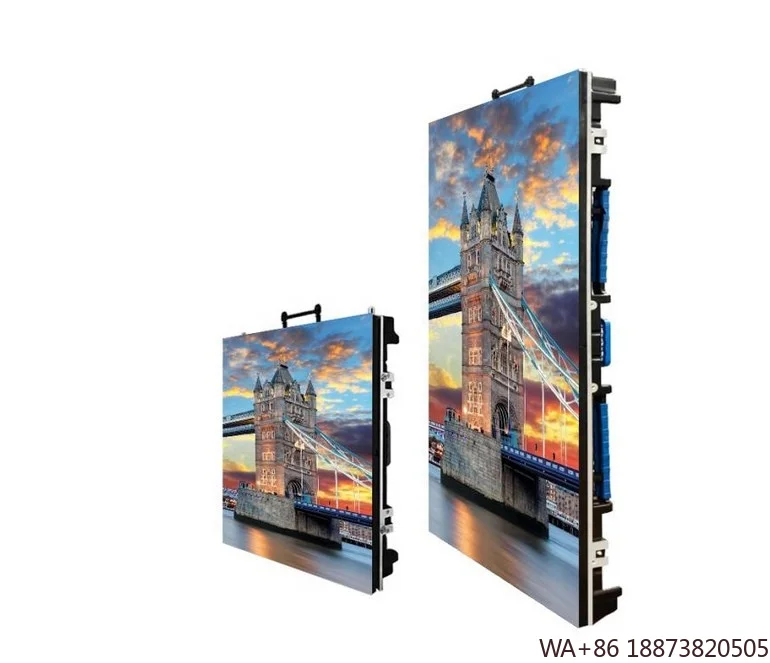 شاشة LED 500x500 مللي متر داخلي خارجي عملاق المرحلة خلفية جدار الفيديو P2.6 P2.9 P3.91 P4.81 شاشة تأجير الربط غير الملحومة