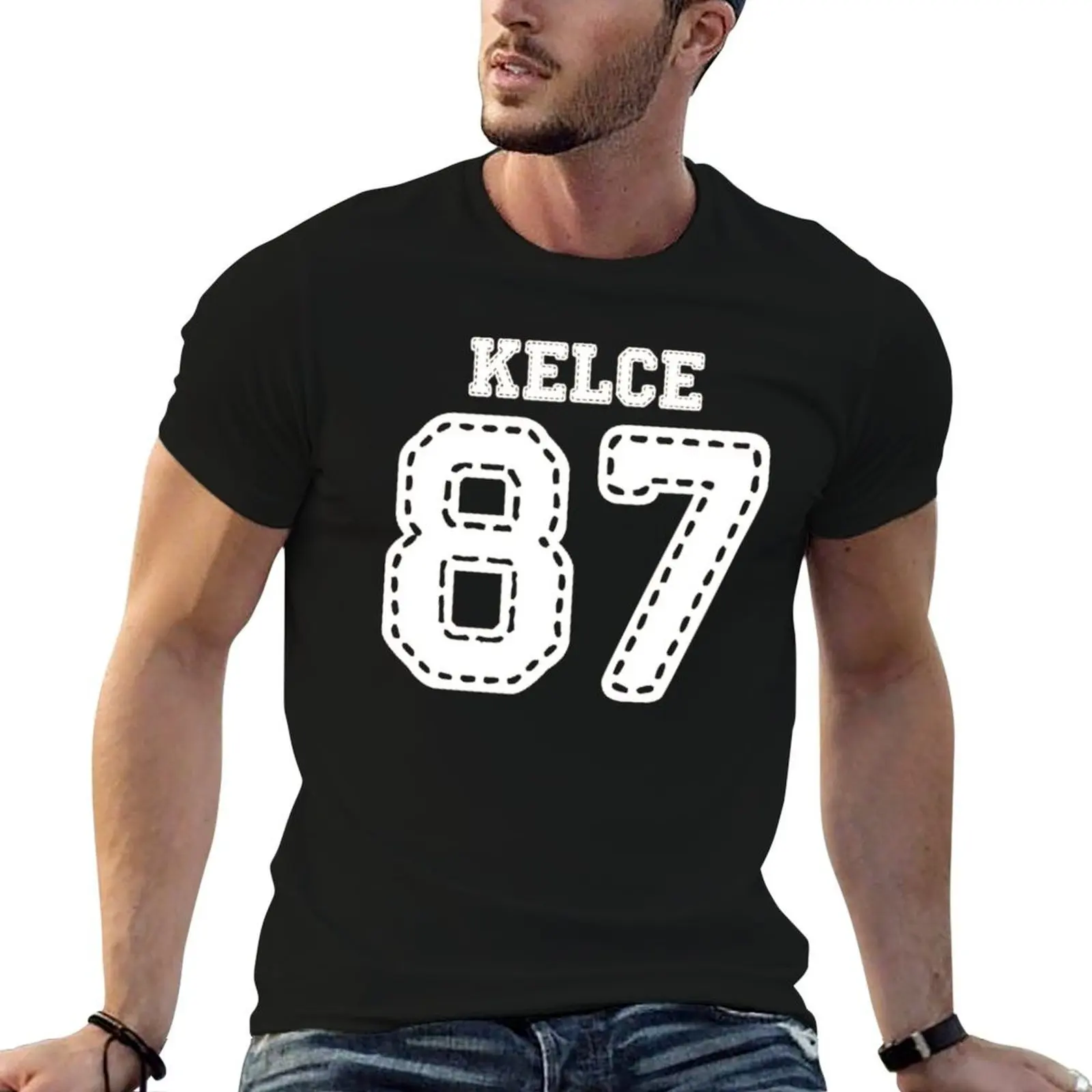 

KELCE 87 T-Shirt t shirts for man slim fit t shirt for man 100 percent cotton cotton t shirt pack T-Shirt