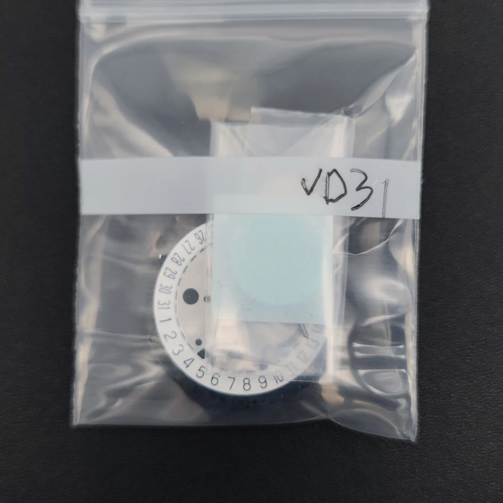 Japan Original VD31 Quartz Movement Dual Time 24 Hours VD31B Mod Replace Mechanism Date at 6H with Battery