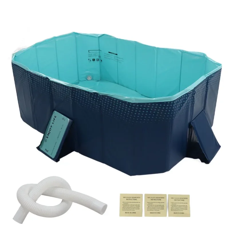 

1.6M/2.6M Foldable Swimming Pool Folding Oversize Bath Pool Inflation Free for Home Outdoor