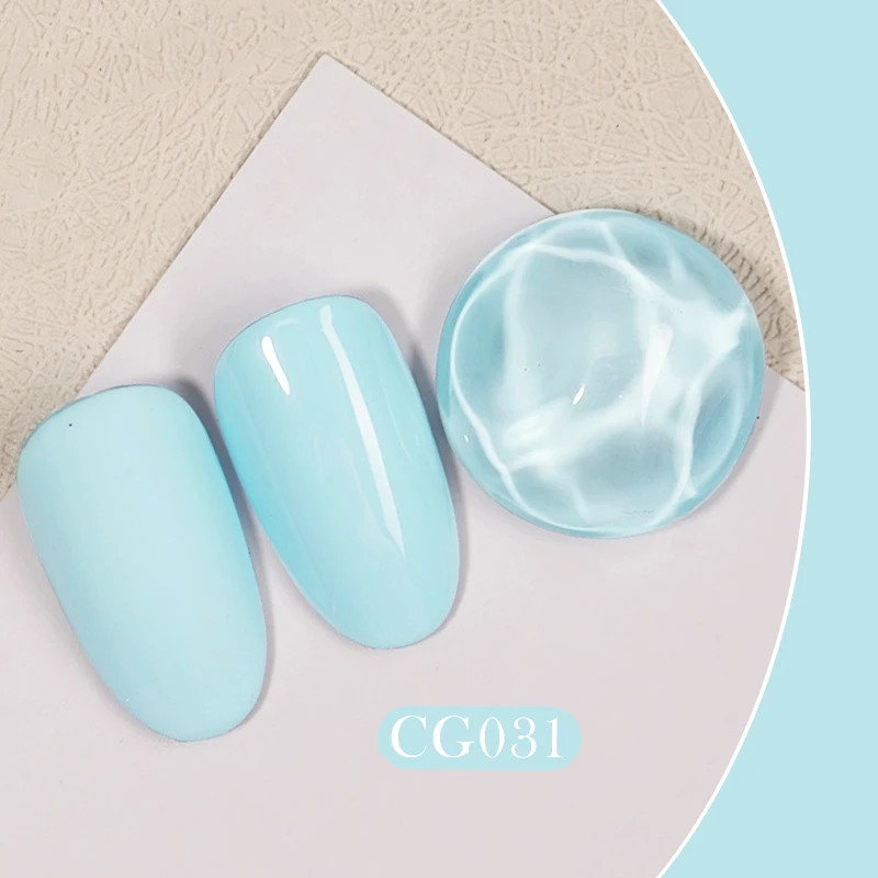 BORN PRETTY 10ml Baby Blue Color Gel Polish for Manicure Salon DIY at Home High Gloss Soak Off Varnis Semi Permanent Gel Varnish