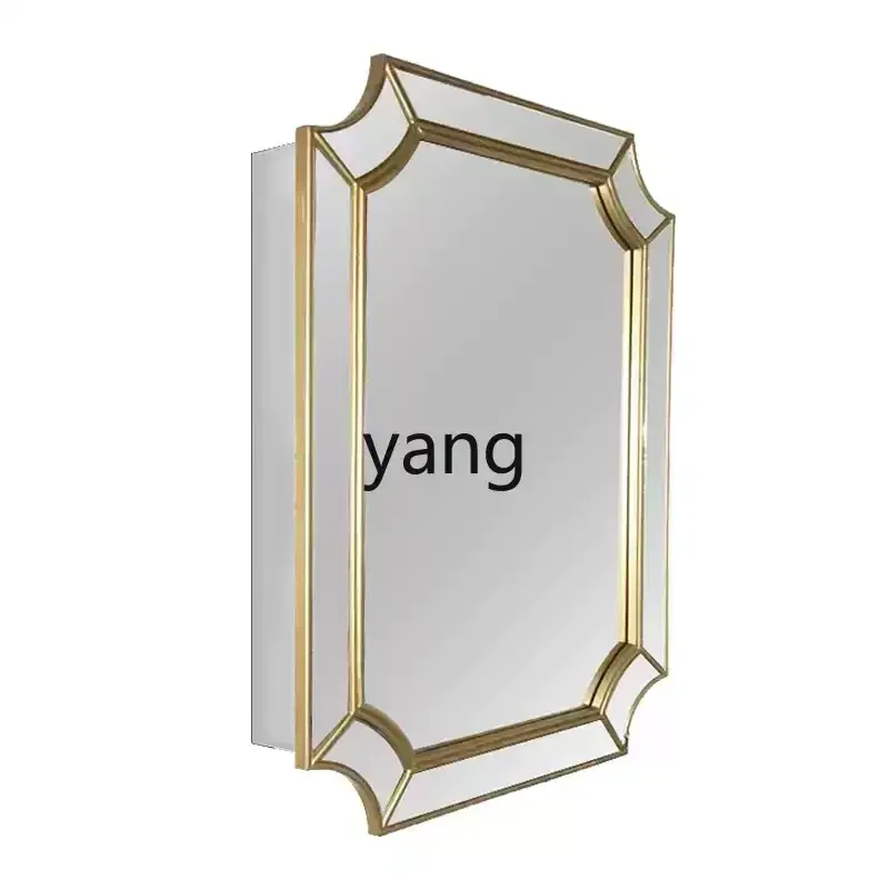 

YJQ light luxury mirror cabinet wall hanging intelligent defogging bathroom storage bathroom bathroom furniture