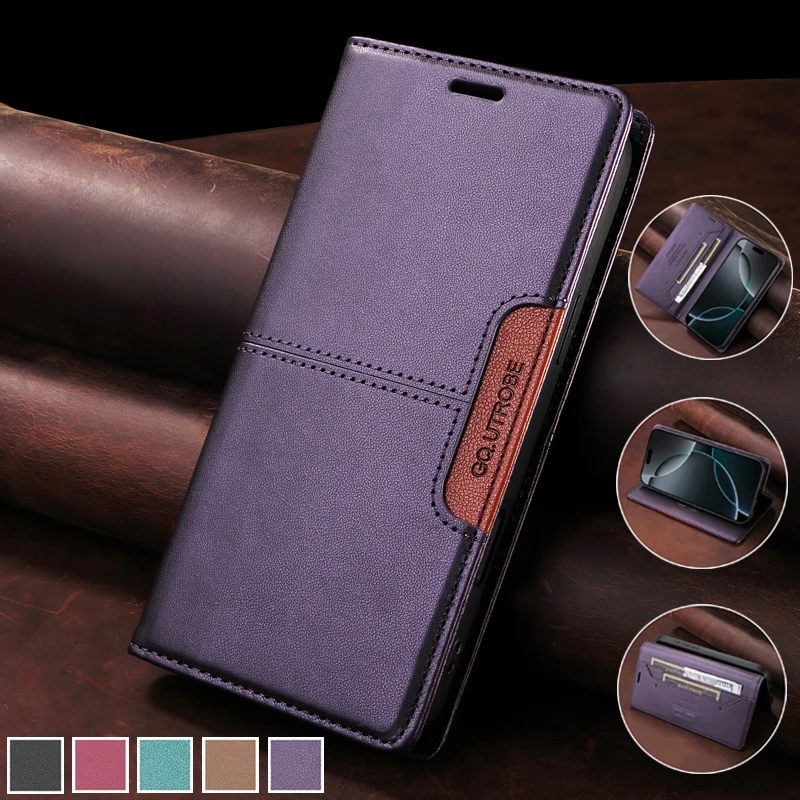 A80 5G Case For Oppo A80 5G CPH2639 Magnet Cover on For OPPOA80 A 80 A60 A40 Leather Wallet Slots Phone Case Shell Fundas Coque