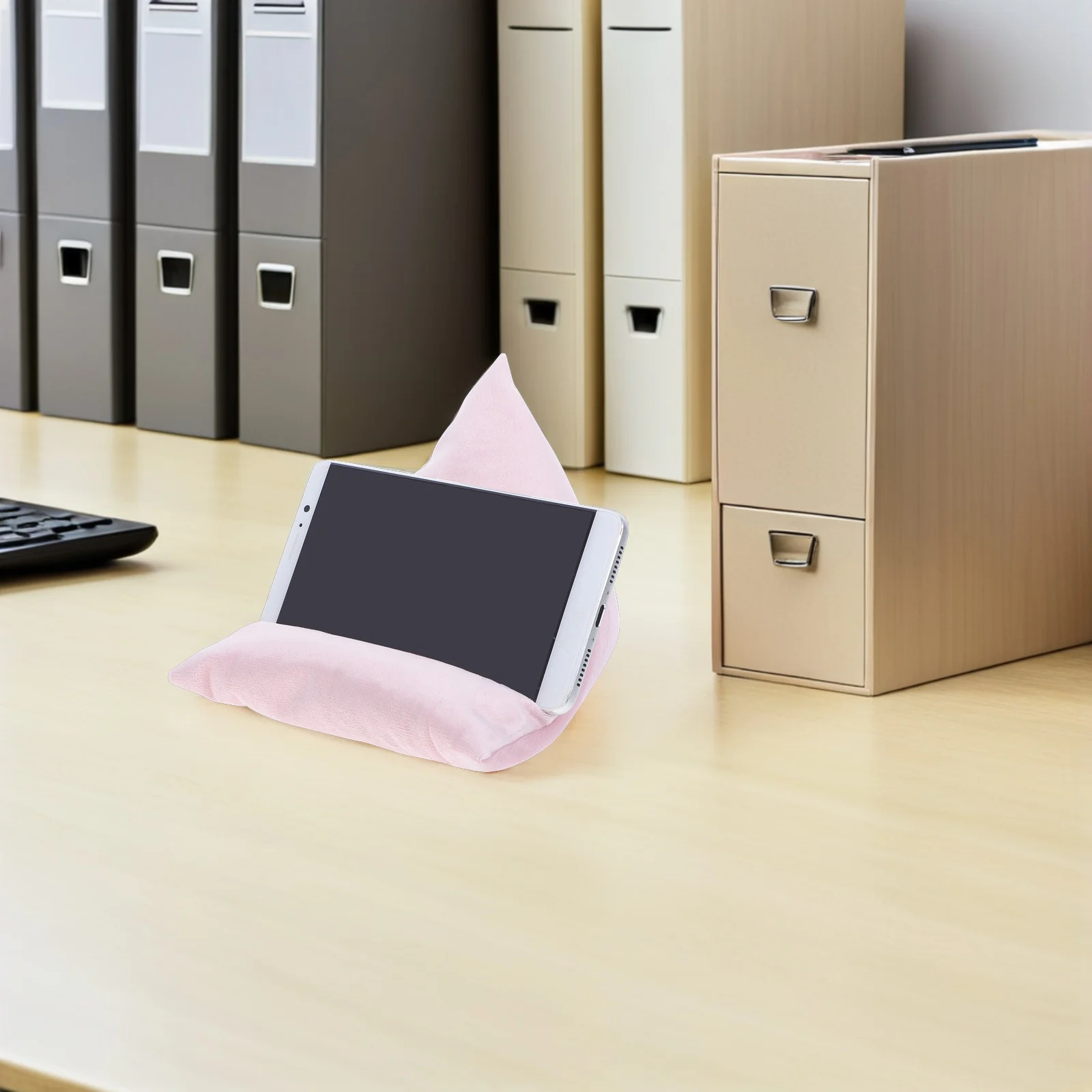 

Multi-Angle Triangular Tablet Pillow Stand Support Cushion For Reading Video Browsing Bed Floor Use Gift For Family Kids Friends