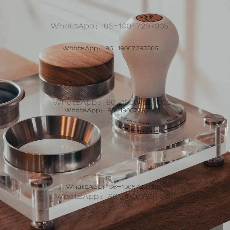

Acrylic Coffee Equipment Bracket, Powder Pressing Hammer Cloth Powder Holder, Filling Storage Seat