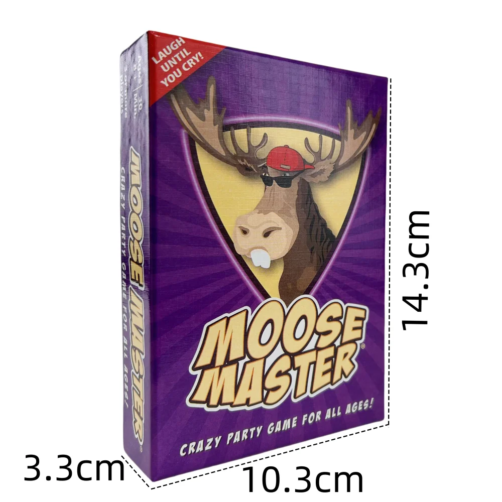 Moose Master Card Game Crazy Party Game For All People Board Deck
