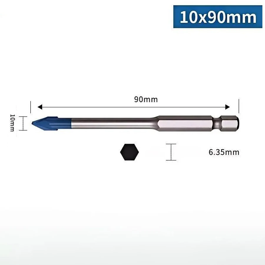 BOSCH 2608900593 HEX-9 Expert Hard Ceramic Drill Bit 90mm Multi Material Construction Wear Resistant Bit Tool Accessories