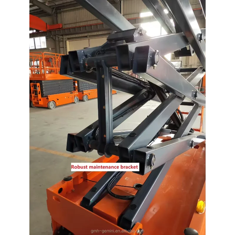 YG 6 Meter Electric Scissor Lift Platform Self-propelled 8 Meter Scissor Lift Smart Scissor Car Lift Platform CE Approval Price