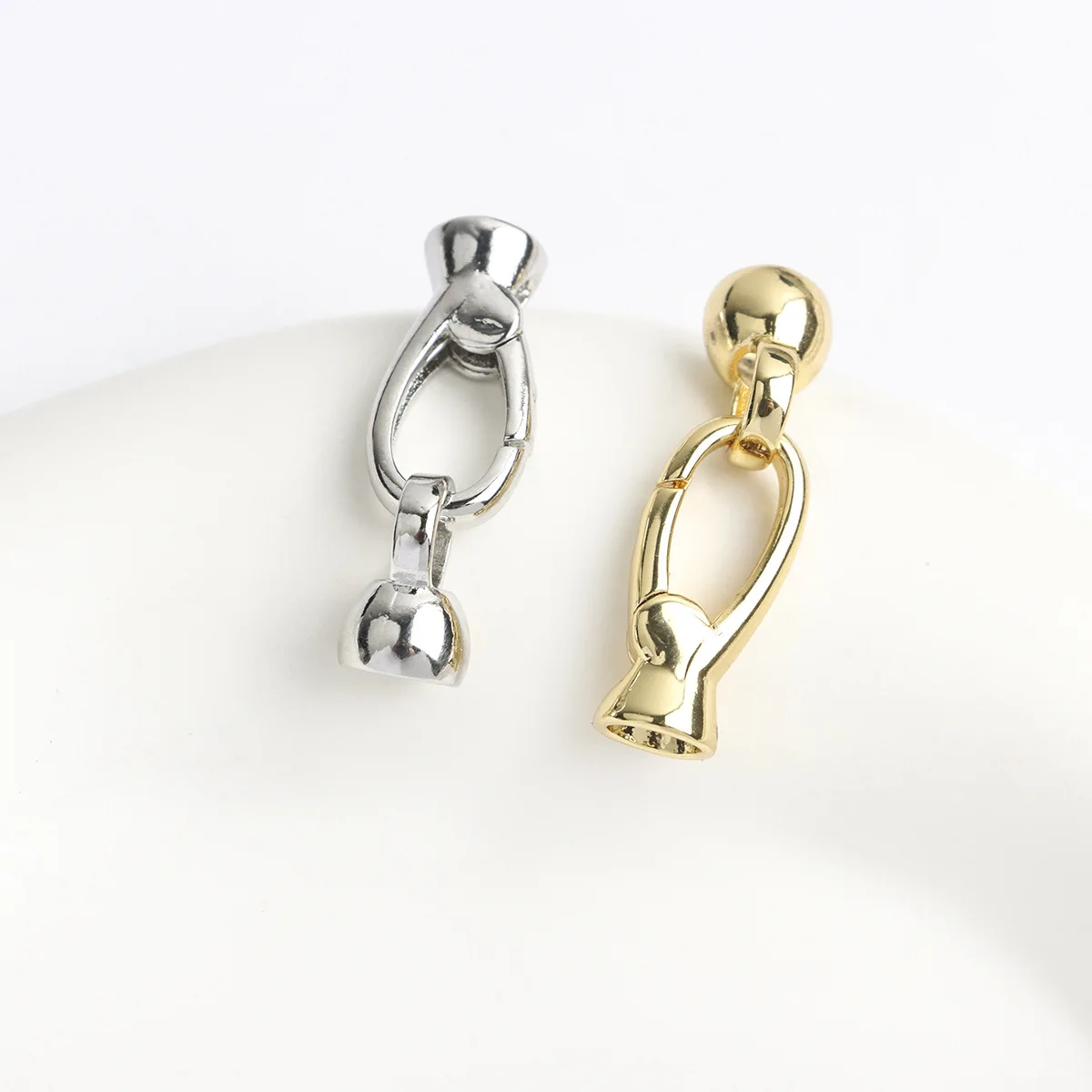 

1 шт., медная позолоченная простая универсальная пряжка, ожерелье, браслет, соединительная пряжка, сделай сам, материал для изготовления ювелирных изделий, аксессуары