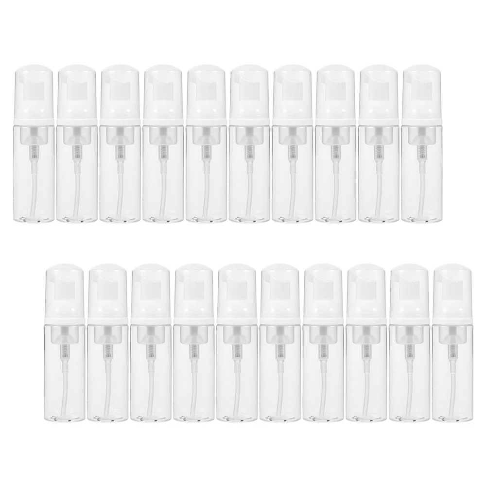 20 Stuks Mousse Fles Reinigingsschuim Dispenser Pomp Zeep Schuimend Plastic Herbruikbare Reis Handwas