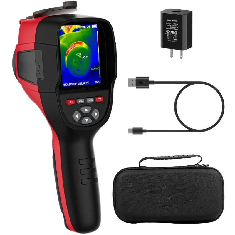 

Thermal Imaging Camera, IR Resolution Infrared Camera,Support Infrared/Visible Light/Fusion Modes, -4~1022°F Thermal Imager