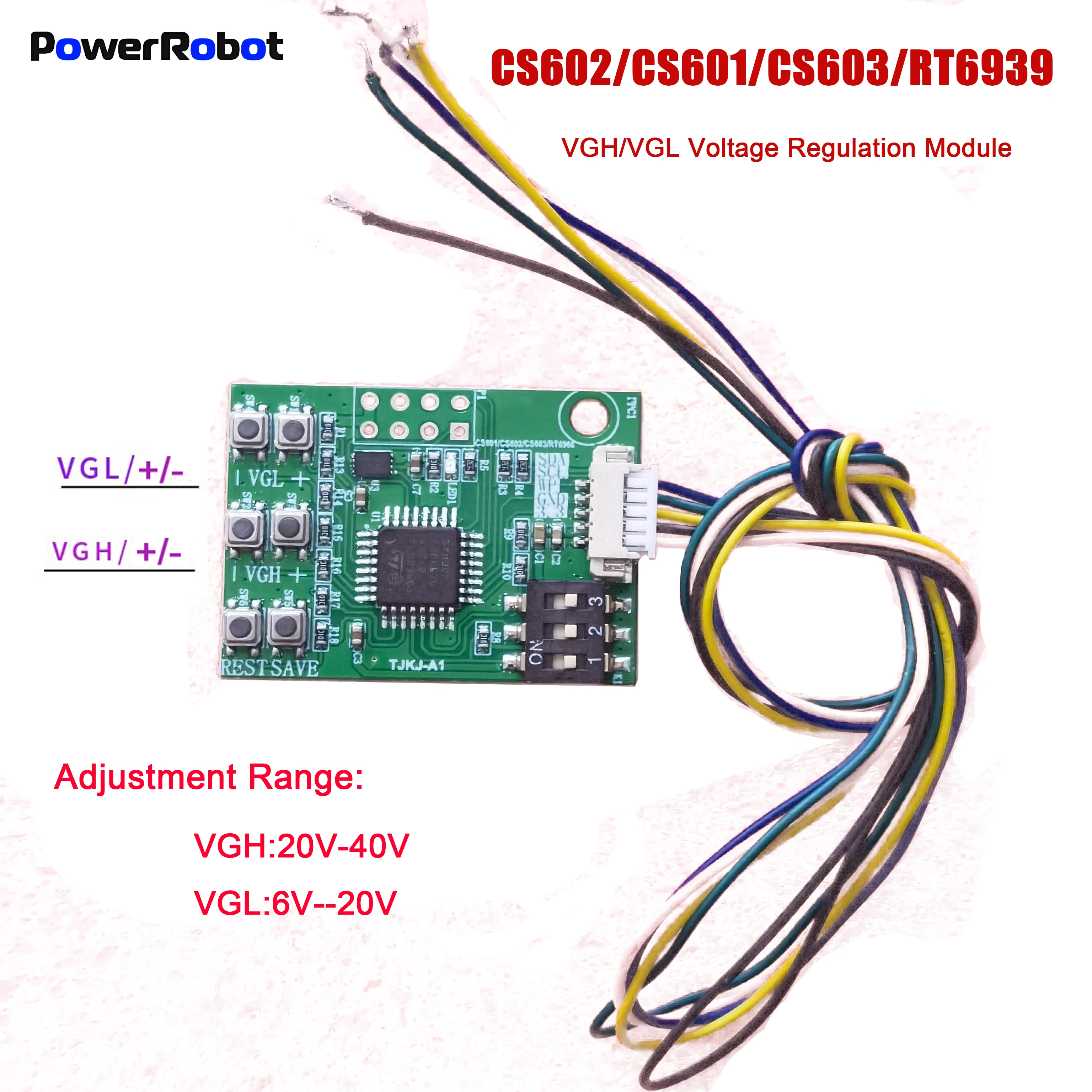 CS602 CS601 CS603 RT6939 VGH VGL Voltage Regulation Module LCD TV VGH VGL Voltage Boost Reduction Module TV Repair Accessories