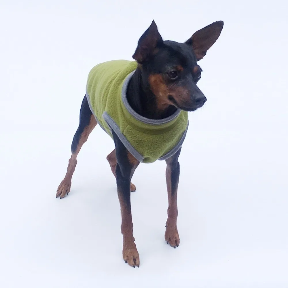 Fashion Plus Velvet Dog Vest Lightweight Autumn Winter Fleece Vest Small Medium Sized Sleeveless Dog Clothes Cold Weather