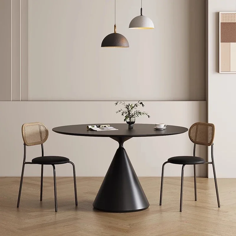 Modern Round Dining Table 6 People Design Simplicity Nordic Dining Table Set Living Room Moveis Para Cozinha Kitchen Furniture