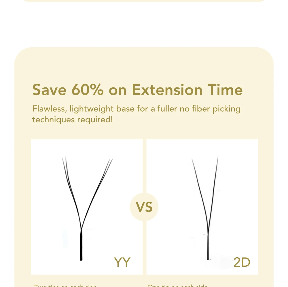 DIYDAY Y SHAPED FALSE EYELASH EXTENSION