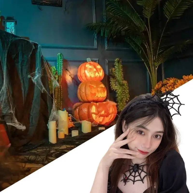 

39BD Хэллоуин Пауки Ювелирные Изделия Подвеска Пауки Серьги Заявление Пауки Подвеска