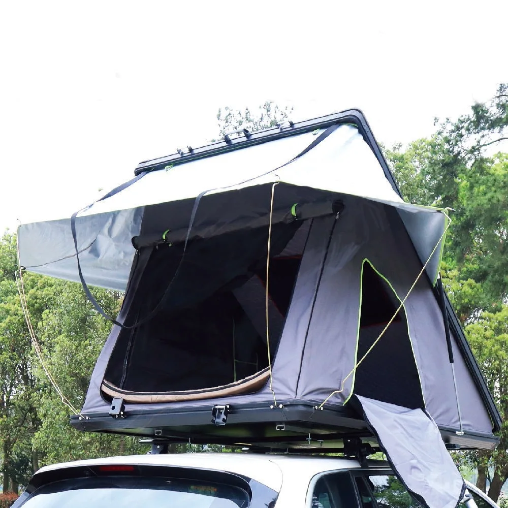 Ultra-Thin Aluminum Alloy Automatic Roof Top Tent Modern Double Layer Rainproof Oxford Fabric High-Strength Hydraulic Easy