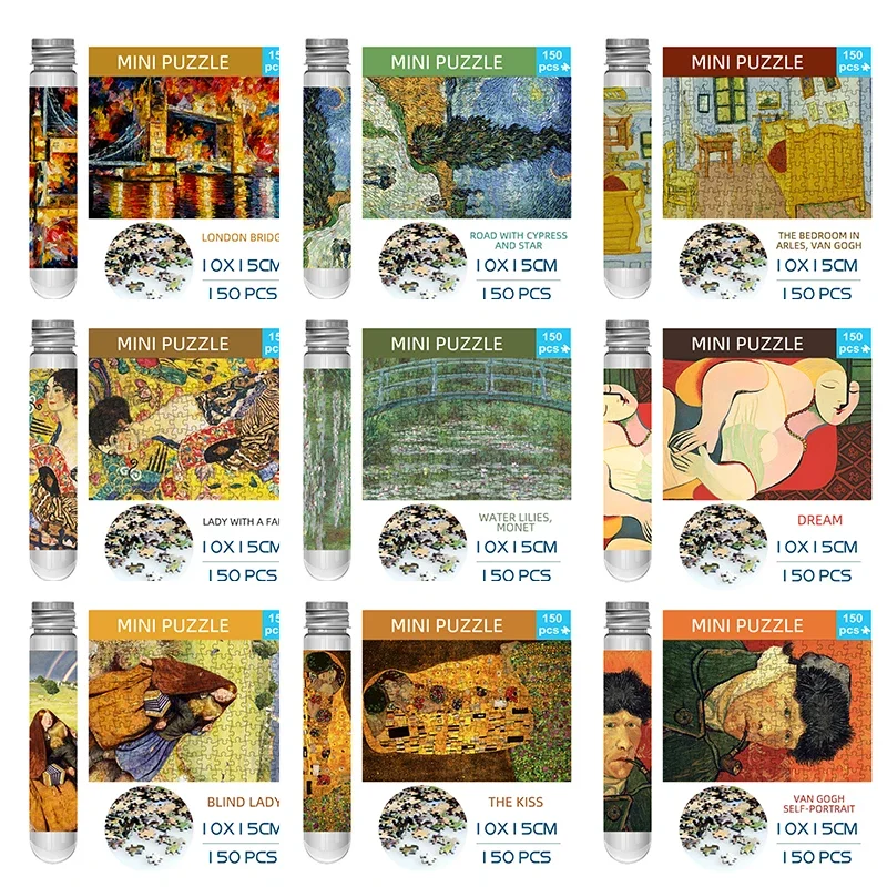 لغز أنبوب اختبار صغير ، جسر لندن ، لوحة شهيرة ، لعبة تعليمية ، ديكور منزلي ، هدية مهرجان ، ألعاب تعليمية ، عائلة ،