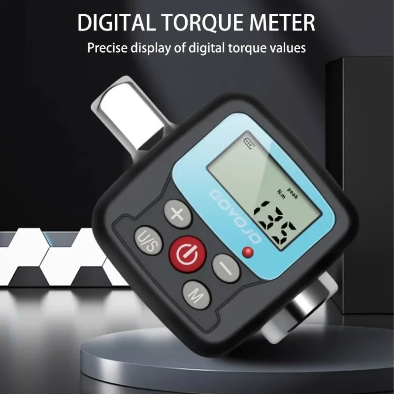 New Electronic Torque Wrench Digital Display Torque Meter Adapter Auto Bicycle Repair Hand Tools Torque Tester