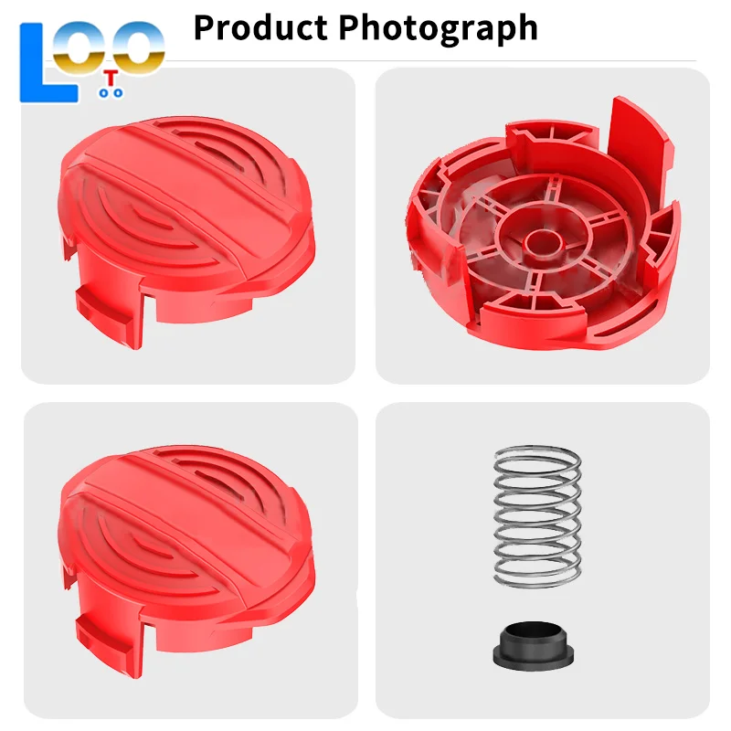 CMZST260H Cubierta de cabezal de carrete de recortadora para cortadoras de hilo Craftsman serie CMCST920 y CMCST960, tapa de cabezal de carrete de cortacésped de repuesto