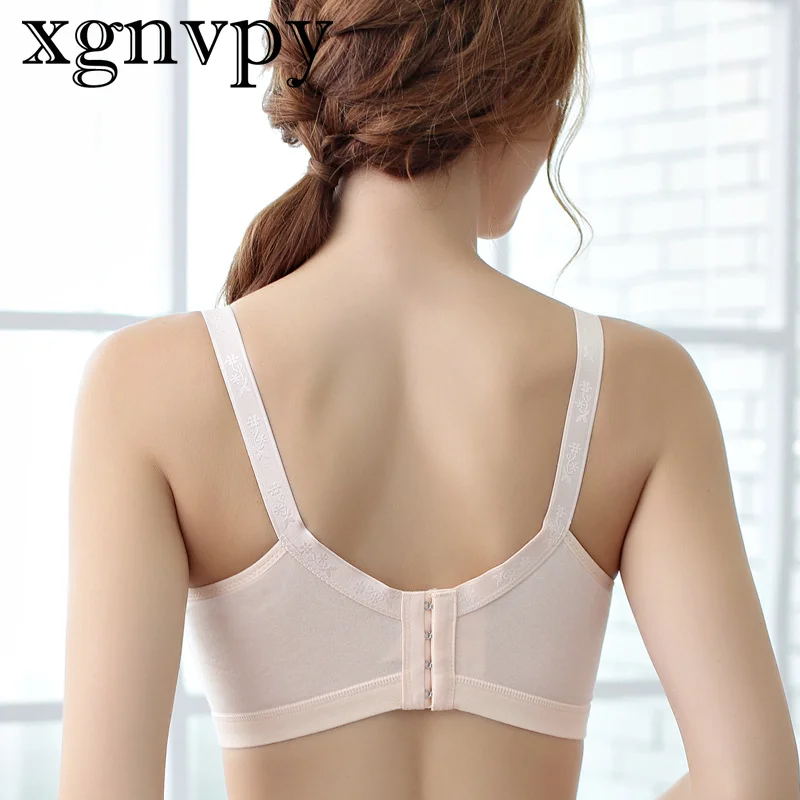 xgnvpy Lactation Bra Cross Type Lactation Lace Without Underwire Comfort Pregnancy Convenient Post-delivery Breastfeeding Bra