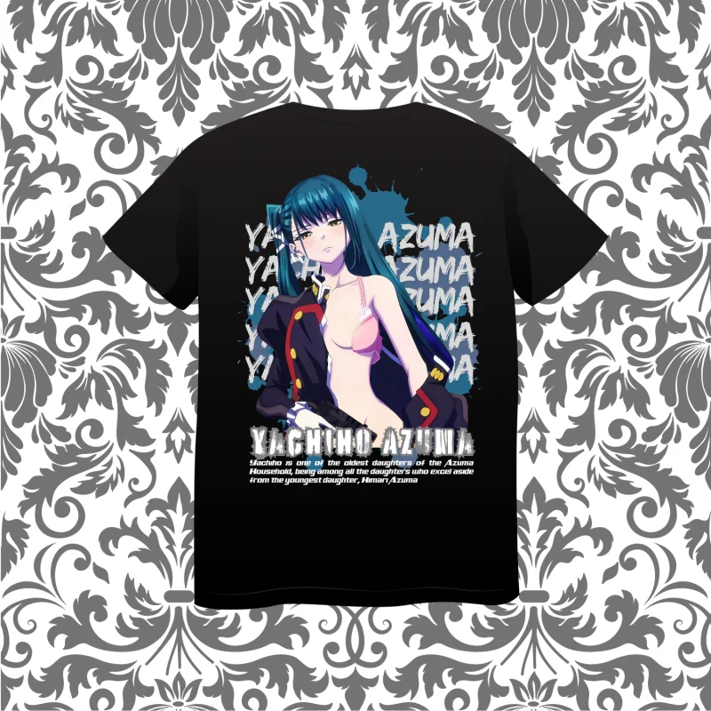  T-shirt Anime YACHIHO AZUMA Katun Premium 24s - Tshirt Distro Mato Seihei no Slave Oversize Dewasa