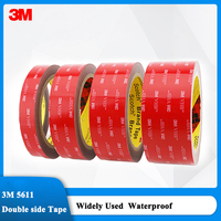 3M 5611 Double-Sided Tape, Strong Seamless Foam Vhb Tape, High Temperature Resistant, Gray High Viscosity Waterproof, 3M Tape