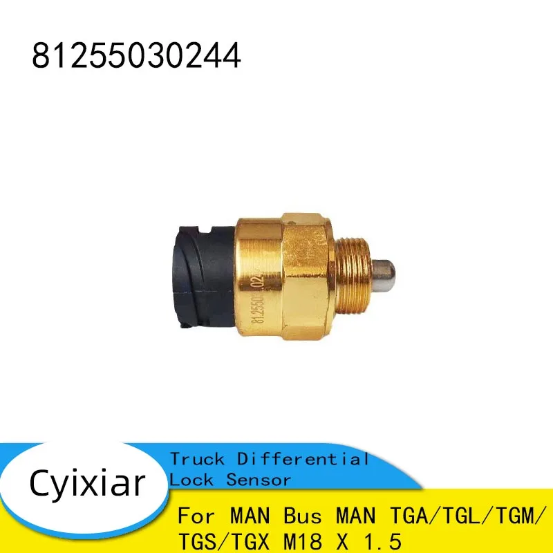 

81255030244 Pressure Switch for MAN Bus MAN TGA/TGL/TGM/TGS/TGX 81255030244 M18 X 1.5 Truck Differential Lock Sensor