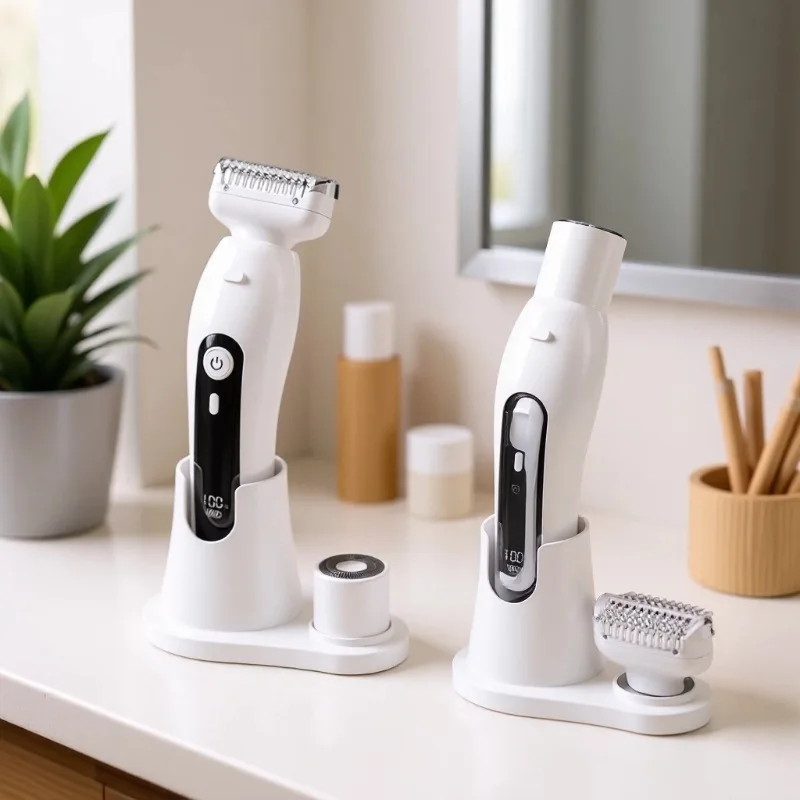 Electric Shaver for Women Painless Lady Razor Facial Hair Remover Wet and Dry Portable Bikini Trimmer for Face Armpit Legs Body
