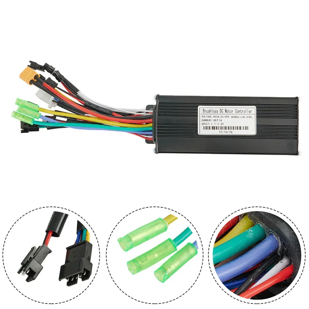 JN 24/36/48V E-Bike Sine Wave 30A 750/1000W SM Three Mode Brushless Controller Bicycle Lithium Battery Modified For UART No.2