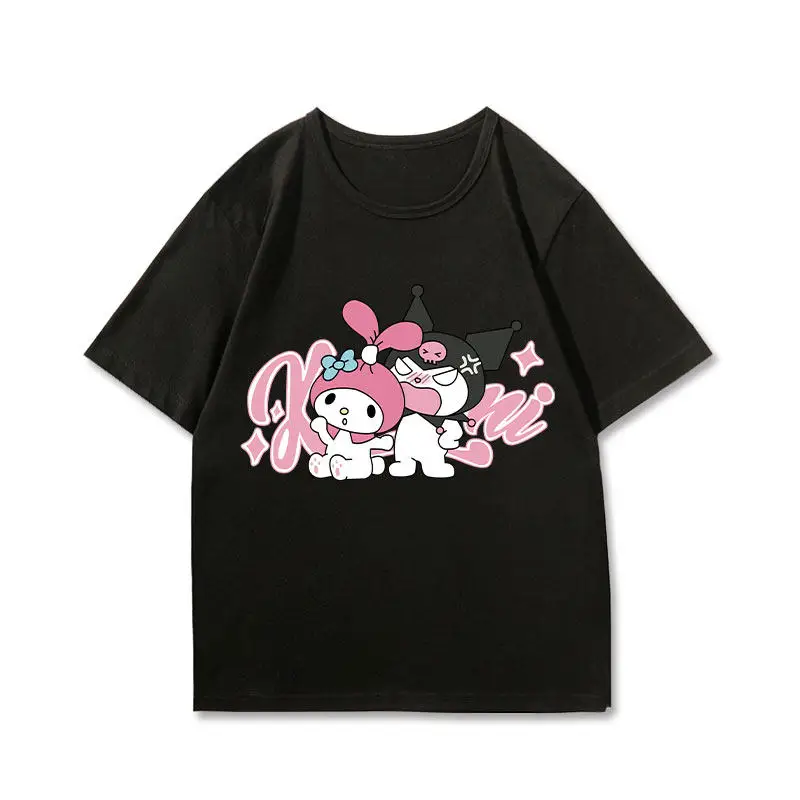 Summer Kuromi Children's T-shirt Sanliou Pure Cotton Cartoon