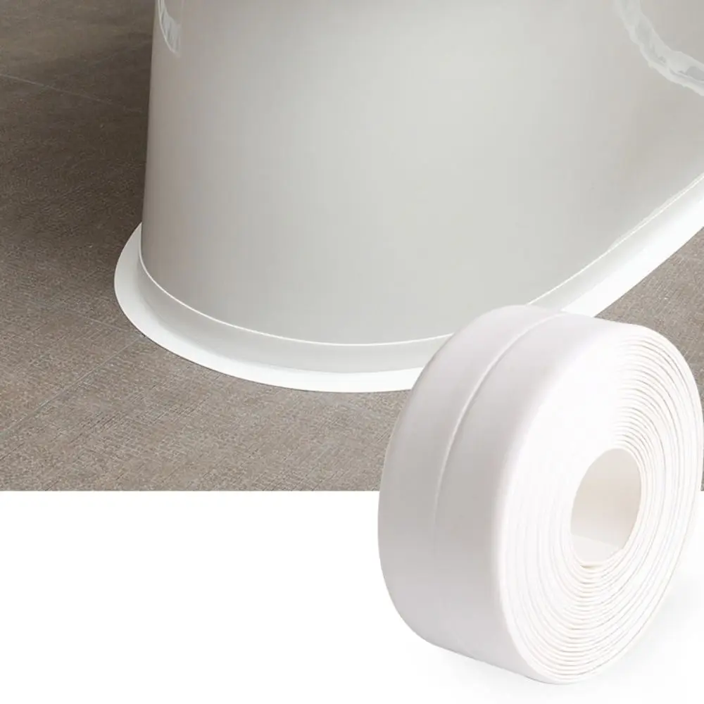 Mold Proof Sealing Strip Tape Self-adhesive Antifungal Toilet Tape PVC Beauty Seam Adhesive Bathtub Sealant Strip Kitchen