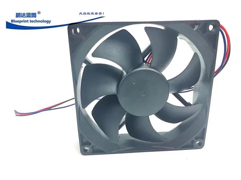 New 9025 9225 Double Ball Bearing 24V Alarm Speed Measurement Function 9.2cm Variable Frequency Chassis Cooling Fan