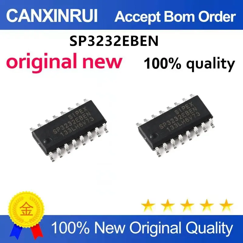 

Original New 100% quality SP3232EBEN SP3232 SOP16 Integrated circuit IC chip