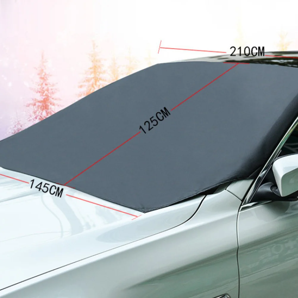 

Car Windshield Cover 210X120Cm Waterproof Uv Protection Snow Frost Sun Shade Shield Universal Fit For All Vehicles Auto