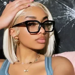 Fashion Reading Glasses Women 2024 New Square Anti Blue Light Presbyopia Eyegalsses Vintage Computer Optical Eyewear +1 .0~ +3.5