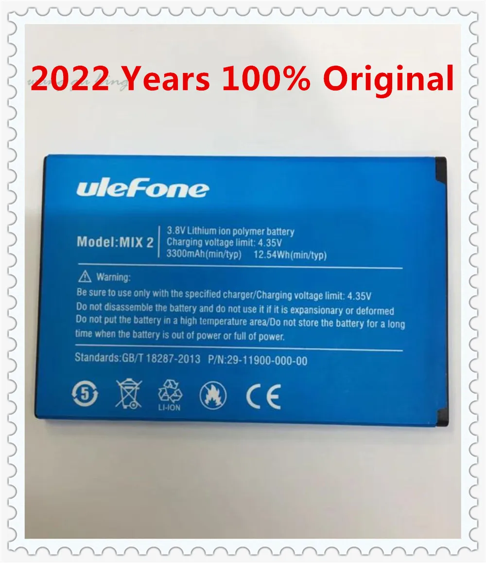 Ulefone MIX 2 Battery Replacement 3300mAh New Original Backup Batteries For Ulefone MIX 2 Smart Phone In stock