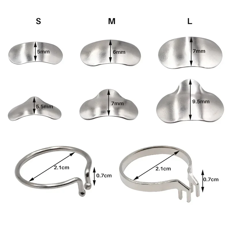 Dental Matrix Sectional Contoured Metal Matrices Bands Dental Matrix Rings Full Teeth Replacement  Oral Care view 4