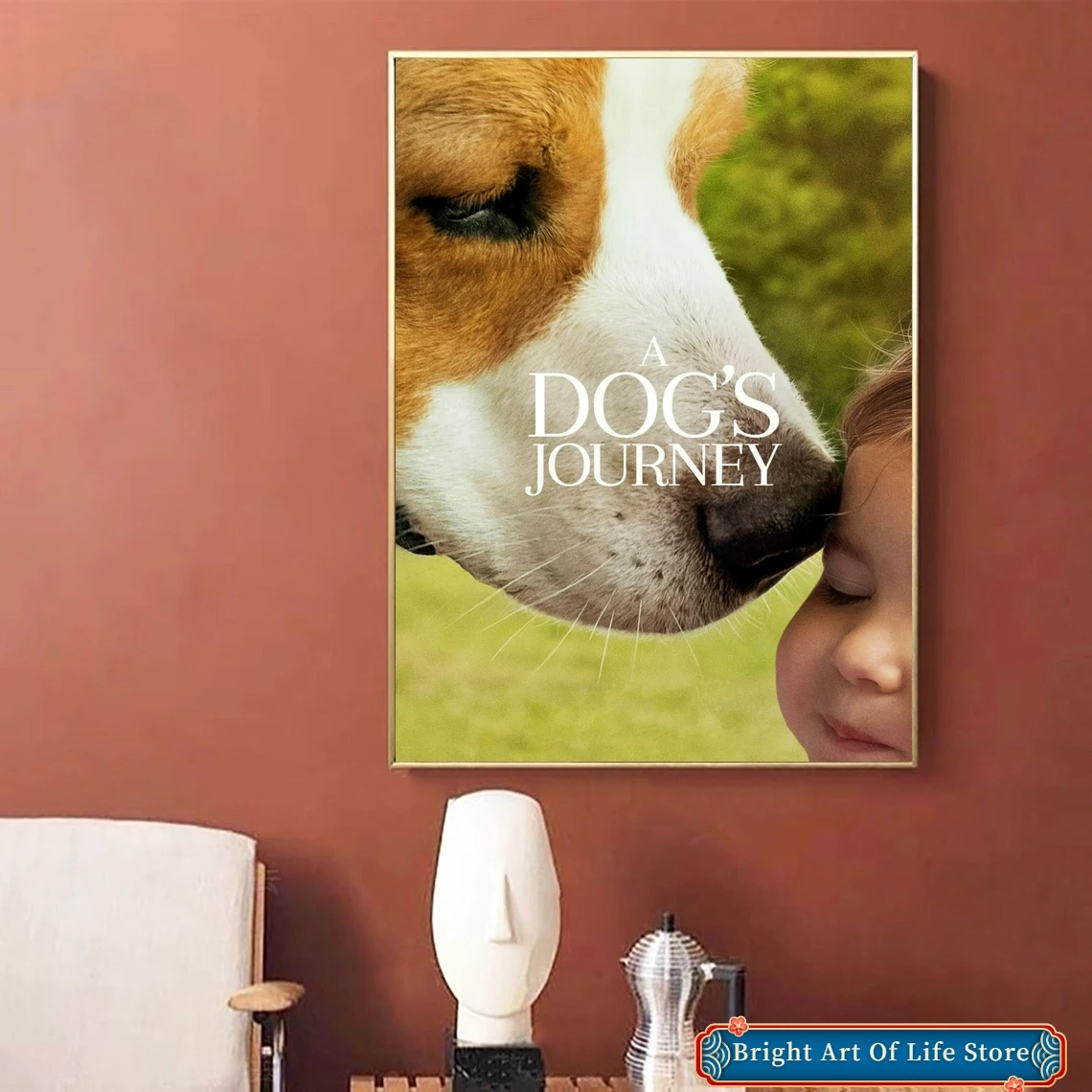 ملصق فيلم رحلة الكلب ديكور المنزل طلاء جدران (بدون إطار)