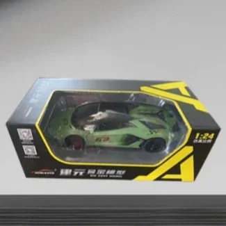 1:24 Lamborghinis Aventador SVJ63 Alloy Model Car Toy Diecasts Metal Casting Sound and Light Car Toys For Children Vehicle