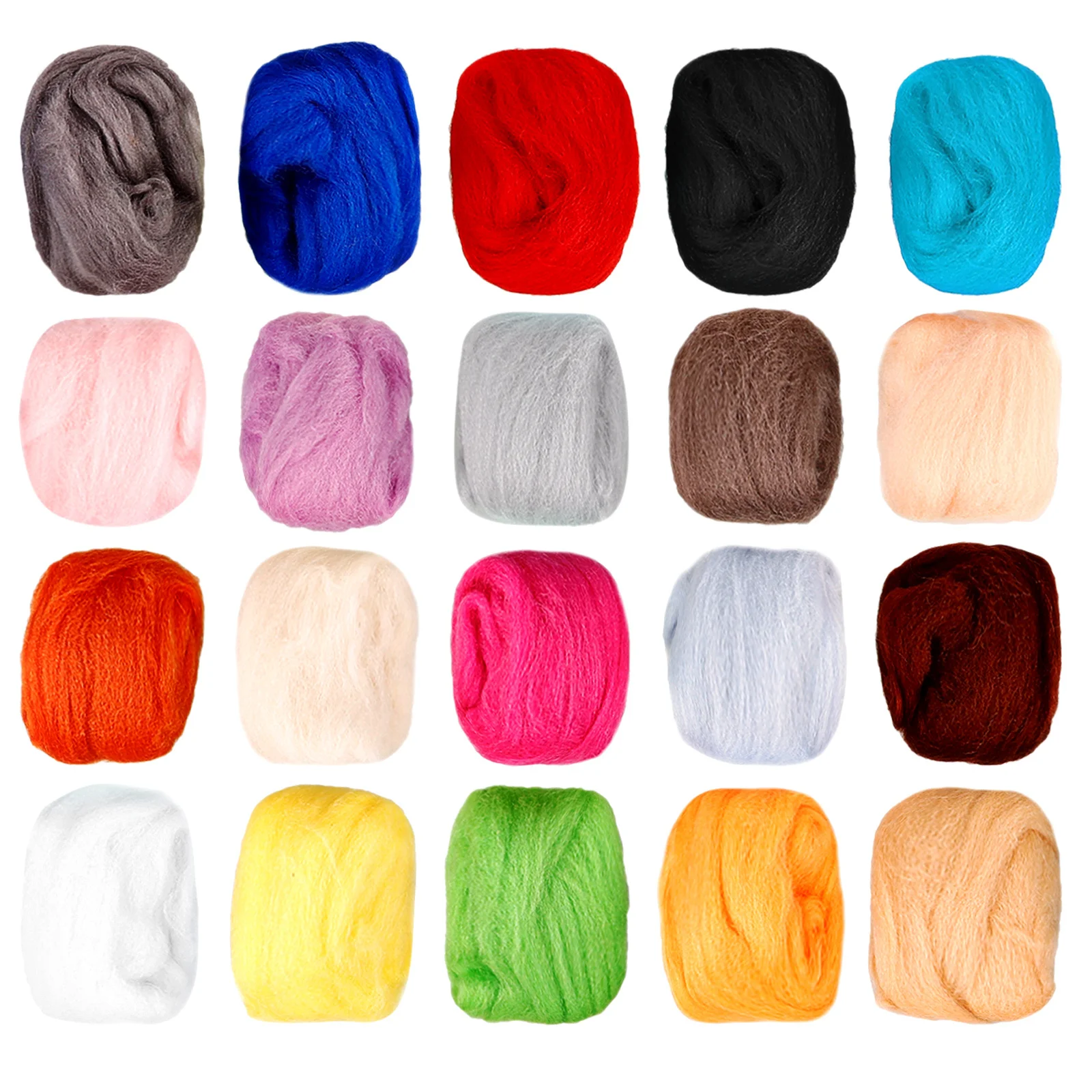 

Wool Needle Felting Kit Compact Lightweight Durable DIY Craft Wool Materials Convenient Felting Set Supplies Craft Making Kit