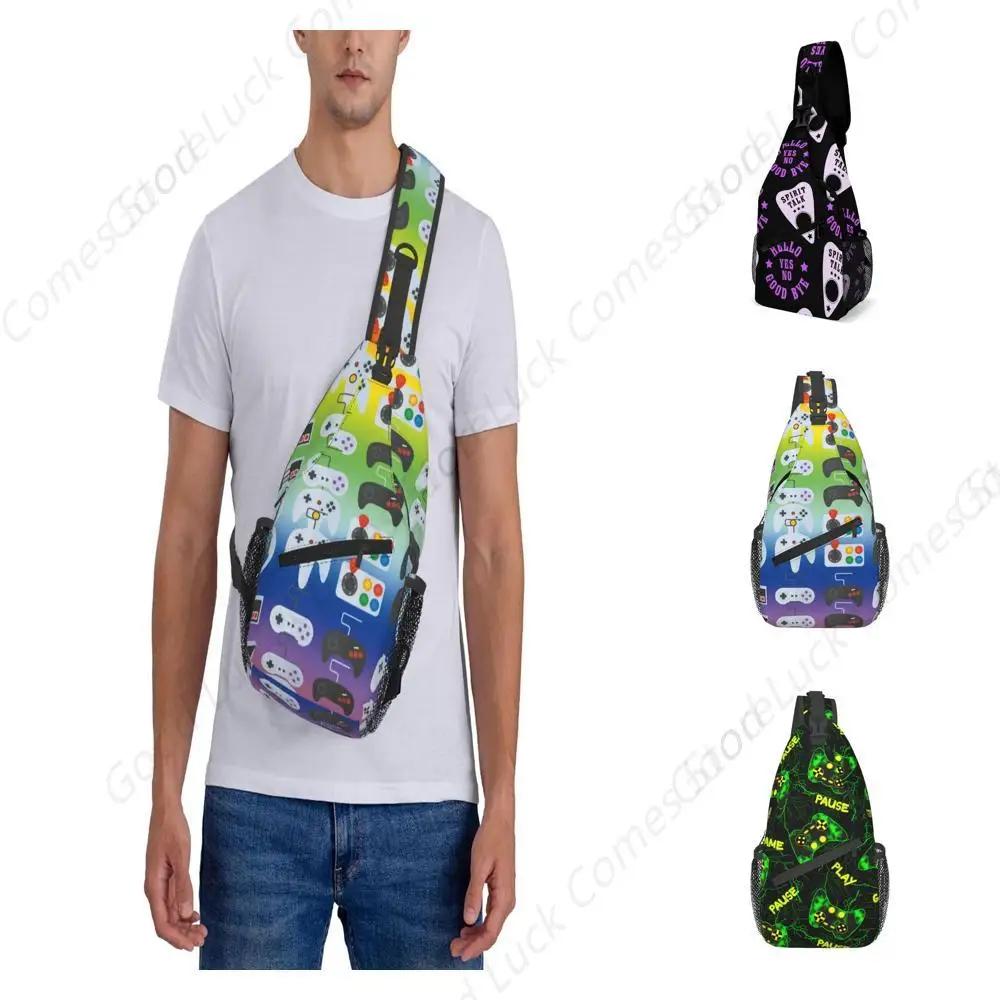 حقيبة ظهر كروس للجنسين للنساء والرجال على الصدر والكتف حقيبة نهارية عصرية للمشي لمسافات طويلة والسفر وصالة الألعاب الرياضية (للعبة السحرية