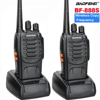 1/2Pcs Baofeng BF-888S Wireless Copy Frequency Walkie Talkie Portable Radio Station Amateur Two-Way Receiver Transceiver